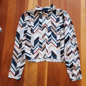 Ariztia Babaton Blouse Size S NWOT